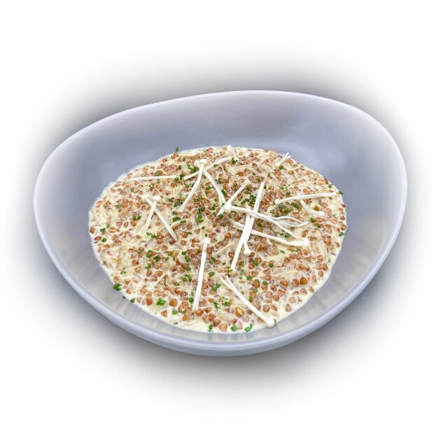 Sarrasin enoki parmesan